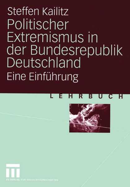 Produktbild: Politischer Extremismus in der Bundesrepublik Deutschland