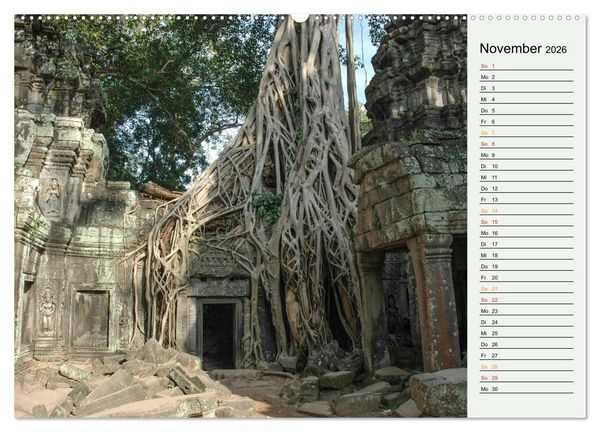 Produktbild: Asien - Thailand und Kambodscha (hochwertiger Premium Wandkalender 2026 DIN A2 quer), Kunstdruck in Hochglanz