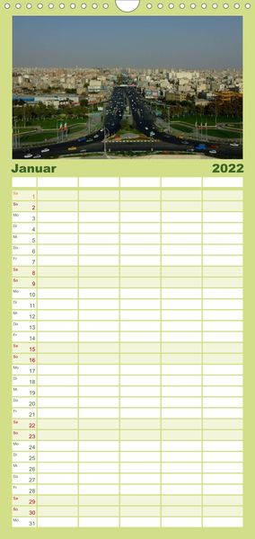 Produktbild: Familienplaner Iran - Eine Bilder-Reise (Wandkalender 2022 , 21 cm x 45 cm, hoch)