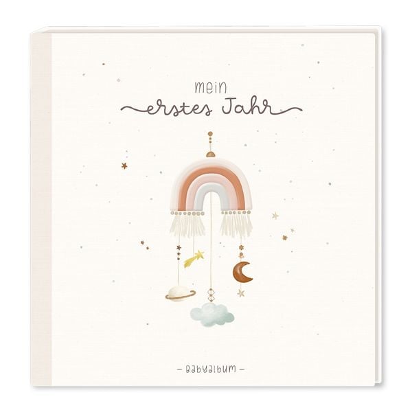 Produktbild: Baby-Album mit Stickerei Mein erstes Jahr