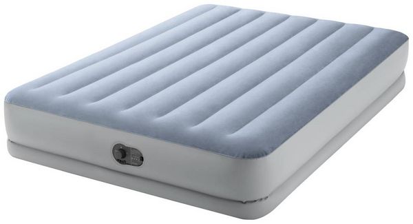 Produktbild: Intex 64159 QUEEN DURA-BEAM COMFORT AIRBED Luftbett (L x B x H) 203 x 152 x 36cm Blau-Grau