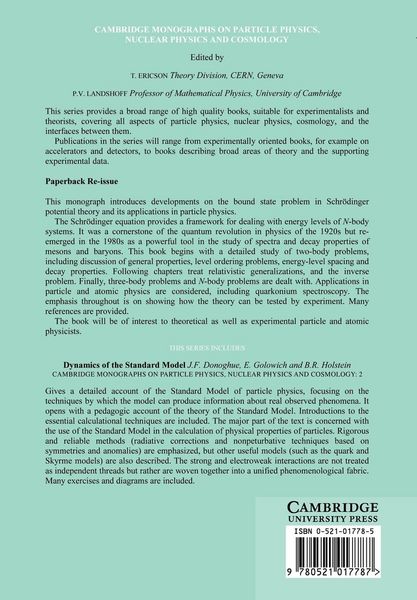 Produktbild: Particle Physics and the Schr Dinger Equation
