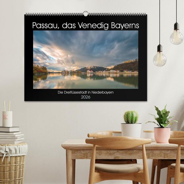 Produktbild: Passau, das Venedig Bayerns (Wandkalender 2026 DIN A2 quer), CALVENDO Monatskalender