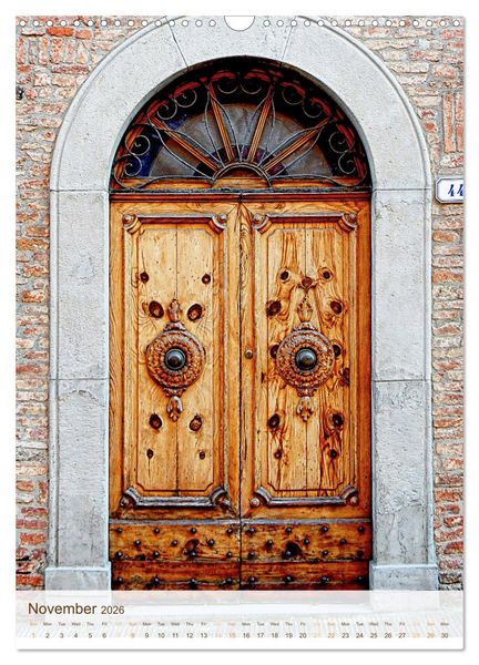 Produktbild: Umbrian Doorways (Wall Calendar 2026 DIN A3 portrait), CALVENDO 12 Month Wall Calendar