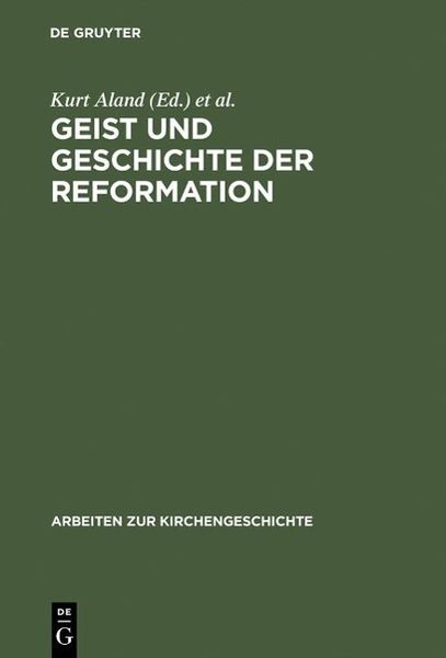 Produktbild: Geist und Geschichte der Reformation