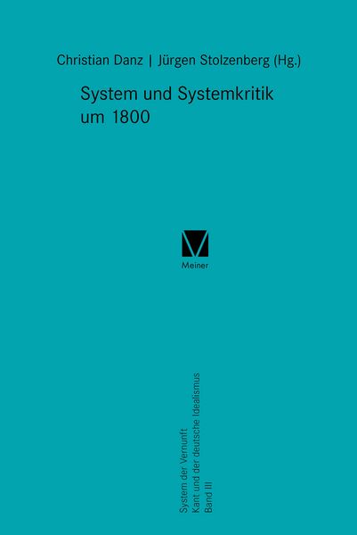 Produktbild: System und Systemkritik um 1800