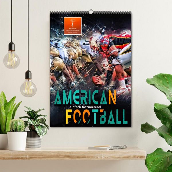 Produktbild: American Football - einfach faszinierend (Wandkalender 2026 DIN A2 hoch), CALVENDO Monatskalender