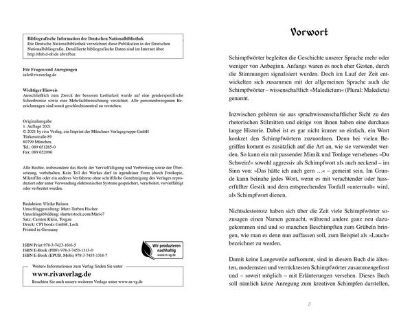 Produktbild: Das Buch der Schimpfw&ouml;rter und Fl&uuml;che