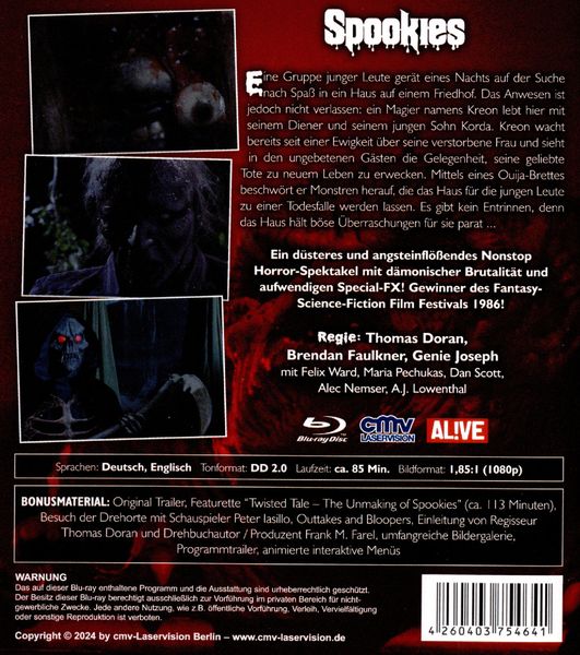 Produktbild: Spookies - Die Killermonster (Blu-ray)
