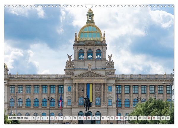 Produktbild: Historisches Prag (Wandkalender 2026 DIN A3 quer), CALVENDO Monatskalender