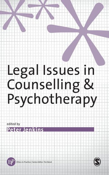 Produktbild: Legal Issues in Counselling & Psychotherapy