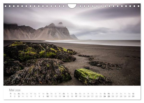 Produktbild: Island - Iceland Impressionen (Wandkalender 2026 DIN A4 quer), CALVENDO Monatskalender