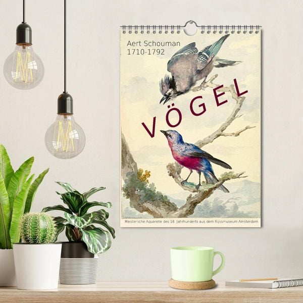 Produktbild: Aert Schouman. V&Ouml;GEL (Wandkalender 2026 DIN A4 hoch), CALVENDO Monatskalender