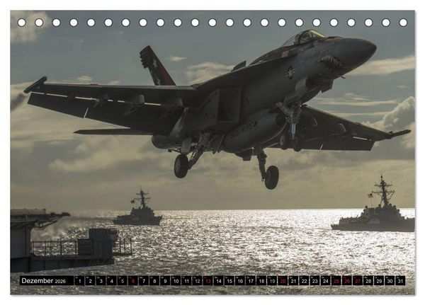 Produktbild: Kriegstechnik. Kampfjet-Impressionen (Tischkalender 2026 DIN A5 quer), CALVENDO Monatskalender