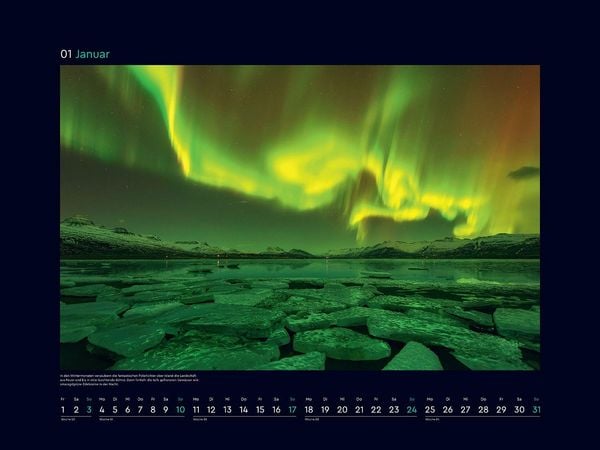 Produktbild: Polarlichter - KUNTH Wandkalender 2027