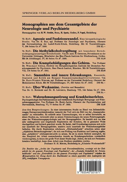Produktbild: Pneumencephalographische und Psychopathologische Bilder bei Endogenen Psychosen