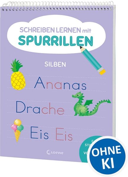 Produktbild: Schreiben lernen mit Spurrillen - Silben