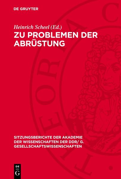 Produktbild: Zu Problemen der Abr&uuml;stung