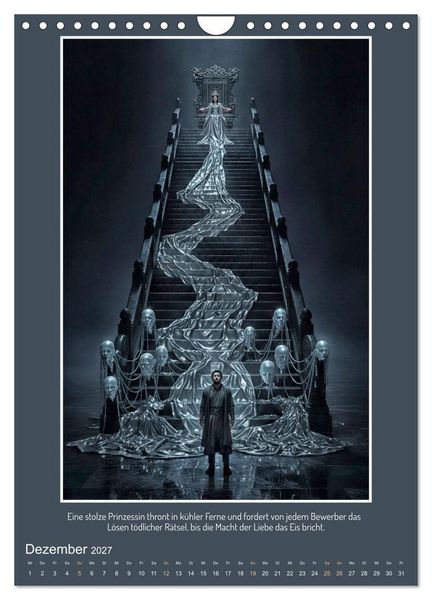 Produktbild: Fantastische Szenen aus gro&szlig;en Opern (Wandkalender 2027 DIN A4 hoch), CALVENDO Monatskalender
