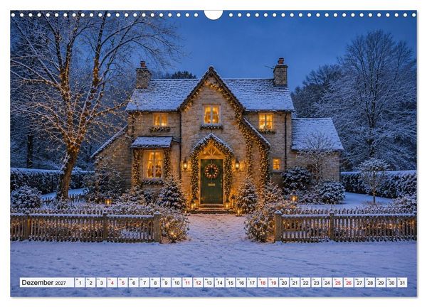 Produktbild: Landhauspoesie im Cottage-Stil (Wandkalender 2027 DIN A3 quer), CALVENDO Monatskalender
