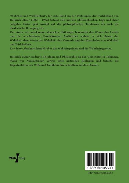Produktbild: Philosophie der Wirklichkeit