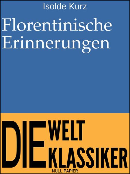 Produktbild: Florentinische Erinnerungen