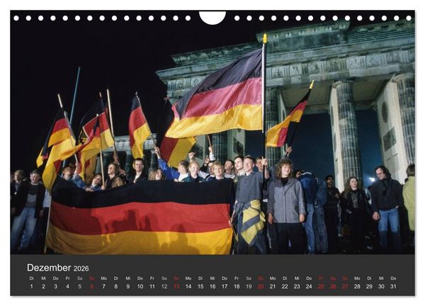 Produktbild: Berlin - der Fall der Mauer (Wandkalender 2026 DIN A4 quer), CALVENDO Monatskalender