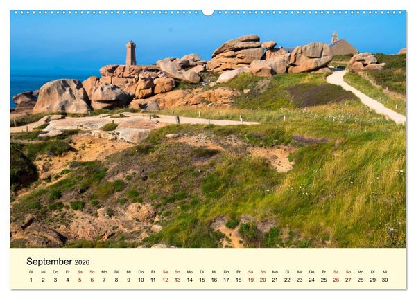 Produktbild: Einzigartige C&ocirc;te Granit Rose (Wandkalender 2026 DIN A2 quer), CALVENDO Monatskalender