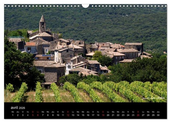 Produktbild: La vall&eacute;e de la C&eacute;ze Gard (Calendrier mural 2026 DIN A3 vertical), CALVENDO calendrier mensuel