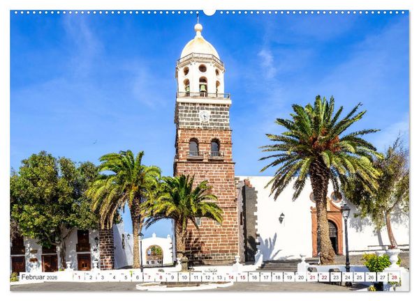 Produktbild: Lanzarote - Wo die Vulkane die Landschaft formten (Wandkalender 2026 DIN A2 quer), CALVENDO Monatskalender