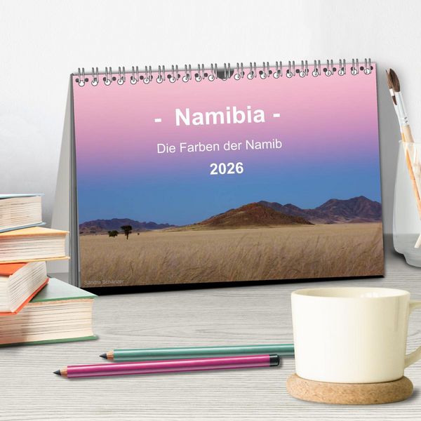 Produktbild: Namibia - Die Farben der Namib (Tischkalender 2026 DIN A5 quer), CALVENDO Monatskalender