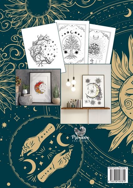 Produktbild: Sonne Mond Sterne Malbuch f&uuml;r Erwachsene