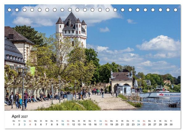 Produktbild: Rheingau - Rhein Riesling Kultur (Tischkalender 2027 DIN A5 quer), CALVENDO Monatskalender