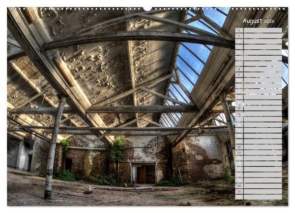 Produktbild: Lost Places - verlassene Orte (hochwertiger Premium Wandkalender 2026 DIN A2 quer), Kunstdruck in Hochglanz
