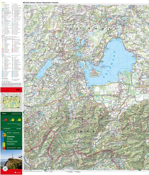 Produktbild: freytag & berndt Wanderkarte WKD 5203 Chiemsee, Simssee - Marquartstein - Traunstein 1:50.000