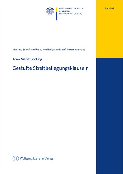 Produktbild: Gestufte Streitbeilegungsklauseln