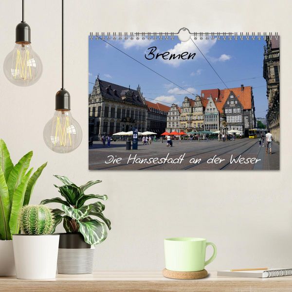 Produktbild: Bremen - Die Hansestadt an der Weser (Wandkalender 2026 DIN A4 quer), CALVENDO Monatskalender