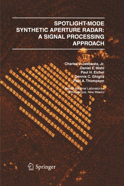 Produktbild: Spotlight-Mode Synthetic Aperture Radar: A Signal Processing Approach