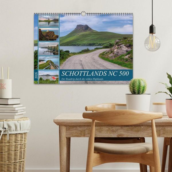 Produktbild: Schottlands NC 500, der Roadtrip durch die wilden Highlands. (Wandkalender 2026 DIN A3 quer), CALVENDO Monatskalender