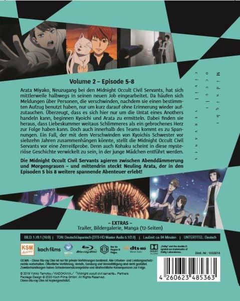 Produktbild: Midnight Occult Civil Servants - Volume 2 (Ep. 5-8)
