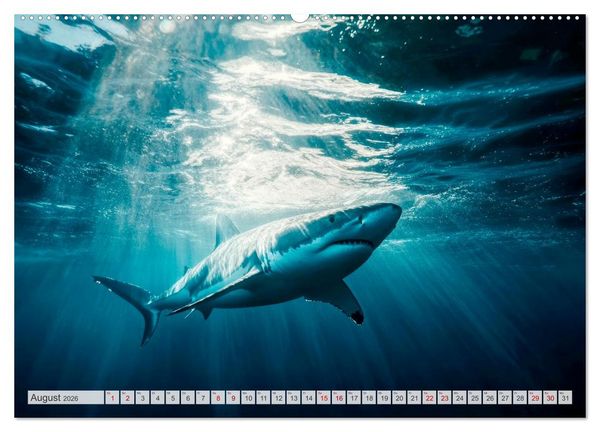 Produktbild: OZEANWELTEN Faszination Meerestiere (hochwertiger Premium Wandkalender 2026 DIN A2 quer), Kunstdruck in Hochglanz