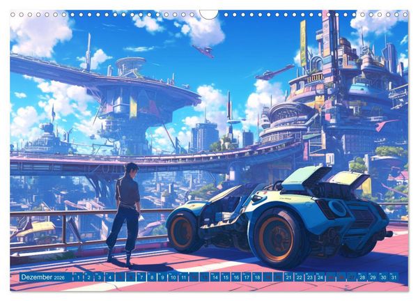 Produktbild: Die Zukunft wird richtig cool (Wandkalender 2026 DIN A3 quer), CALVENDO Monatskalender