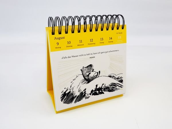 Produktbild: Die Mumins f&uuml;r alle Lebenslagen. Postkartenkalender 2027