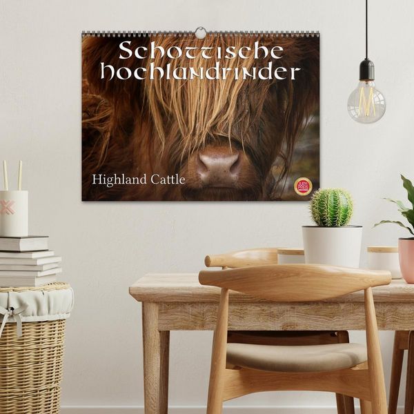 Produktbild: Schottische Hochlandrinder - Highland Cattle (Wandkalender 2026 DIN A3 quer), CALVENDO Monatskalender
