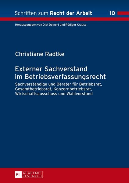 Produktbild: Externer Sachverstand im Betriebsverfassungsrecht