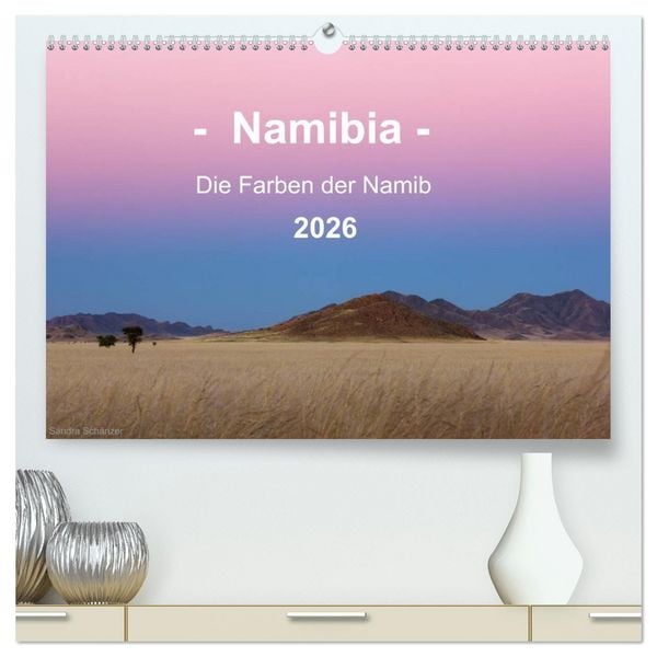 Produktbild: Namibia - Die Farben der Namib (hochwertiger Premium Wandkalender 2026 DIN A2 quer), Kunstdruck in Hochglanz