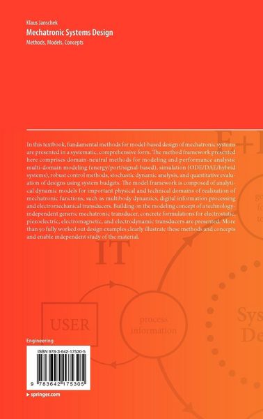 Produktbild: Mechatronic Systems Design