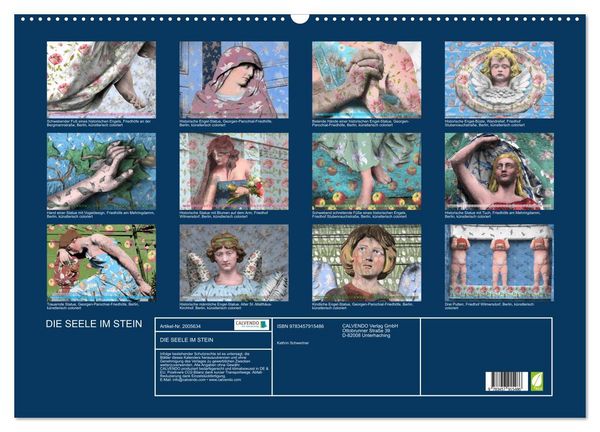 Produktbild: DIE SEELE IM STEIN (Wandkalender 2026 DIN A2 quer), CALVENDO Monatskalender