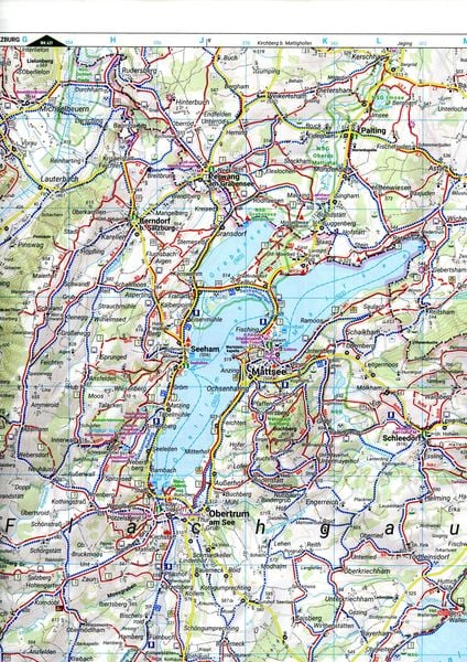 Salzburger Seenland, Wander-, Rad- und Freizeitkarte 1:50.000, freytag & berndt, WK 0391