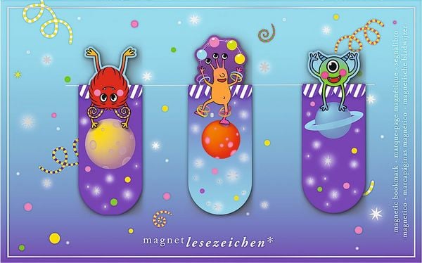 Produktbild: Magnetlesezeichen Monster